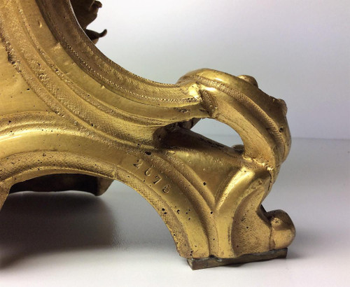 RABATT VON 25 % BIS 30.11 - Wunderschöne vergoldete Bronzeuhr - Napoleon III. -