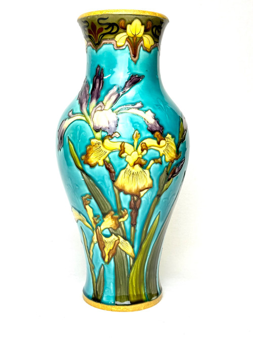 Sèvres Atelier d'Optat Milet vase Signed V. Young
