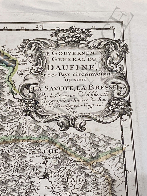 The General Government of Daufiné and the surrounding countries where Savoy, Bress are located....
