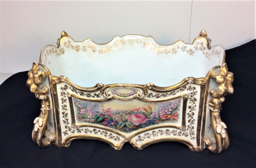 25% OFF UNTIL 11/30 - Large Porcelain Jardinière - 19th Century