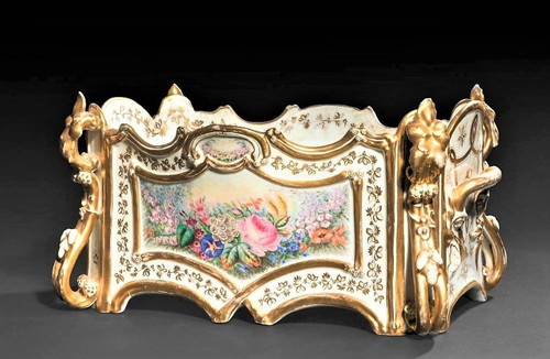 25% OFF UNTIL 11/30 - Large Porcelain Jardinière - 19th Century