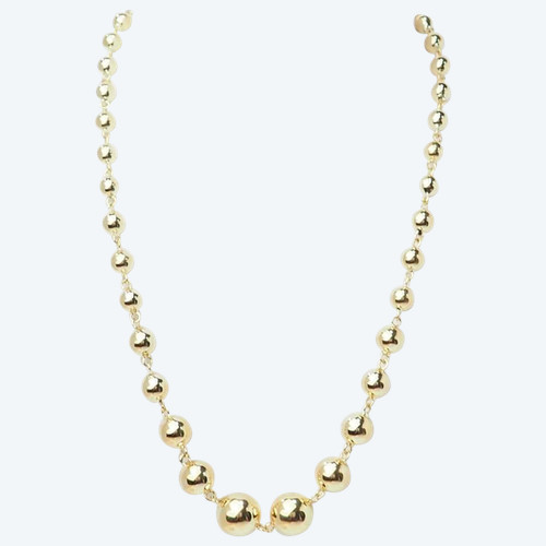 Collier marseillais en or jaune en chute 