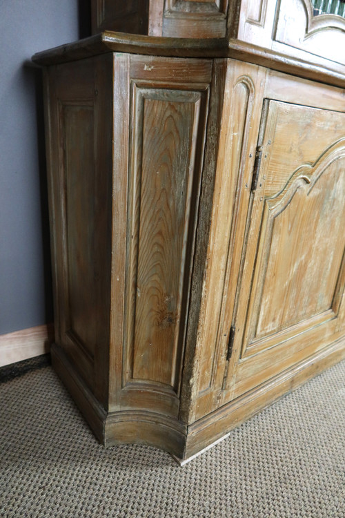 Large bookcase in limed pine