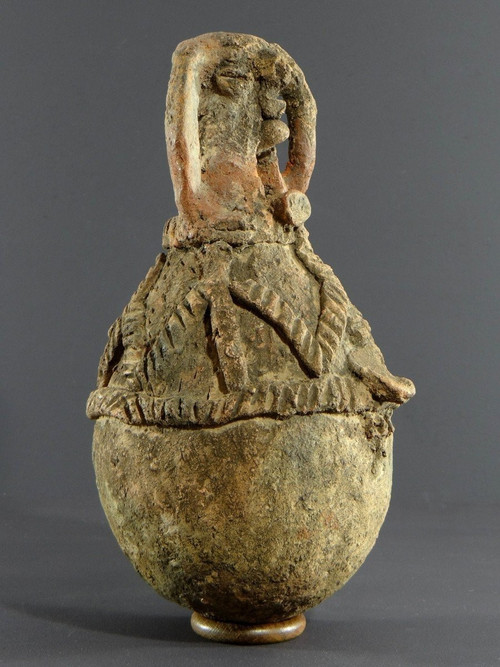 Nigéria, Peuple Cham-mwana, XIXème Siècle, Récipient Anthropomorphe Kwandalha.