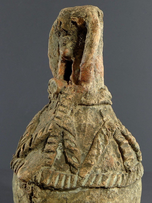 Nigéria, Peuple Cham-mwana, XIXème Siècle, Récipient Anthropomorphe Kwandalha.