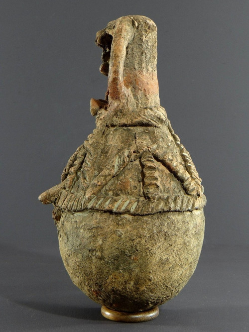 Nigéria, Peuple Cham-mwana, XIXème Siècle, Récipient Anthropomorphe Kwandalha.