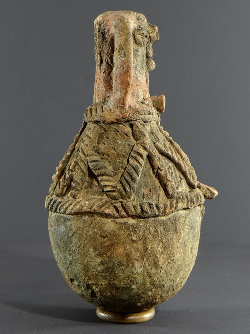 Nigéria, Peuple Cham-mwana, XIXème Siècle, Récipient Anthropomorphe Kwandalha.