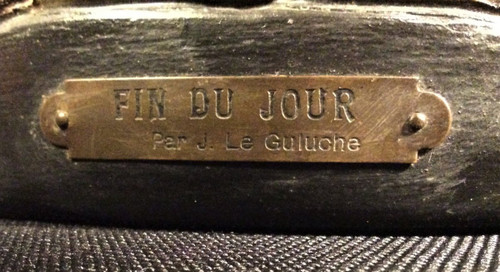 25\% remise  - Joseph Le GULUCHE - Terre Cuite Polychromée - 19ème siècle