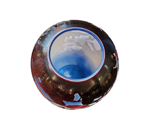 Emile Gallé Important Vase "Volubilis"