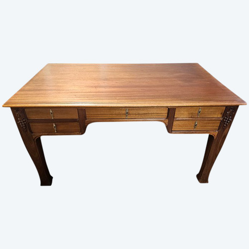 Art Nouveau desk from the Nancy School "Raisins"