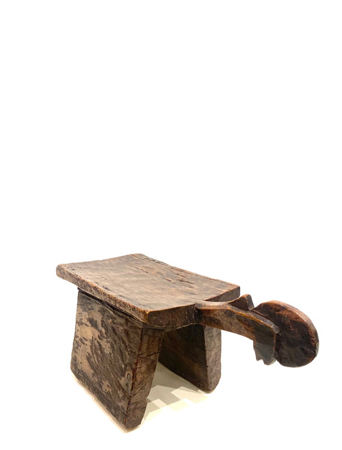Tabouret anthropomorphe du Burkina Faso 