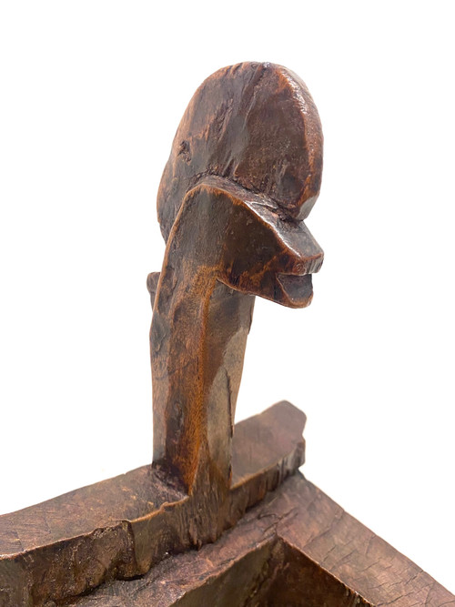 Tabouret anthropomorphe du Burkina Faso 