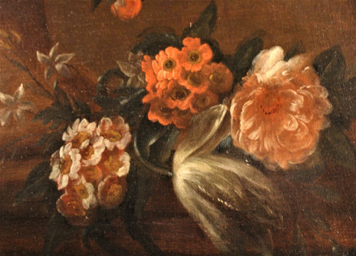 25% discount until 30.11 - VAN Der BEKEN - Vase of Flowers - Oil on Canvas - circa 1730