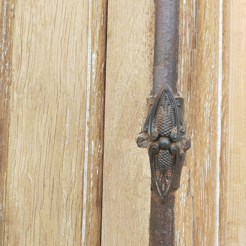 Double Porte Haussmann Epoque 18810 Décorée De Fleurs Et Rinceaux