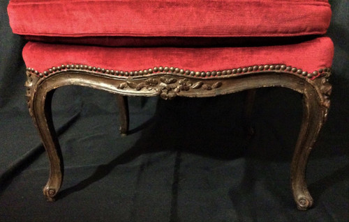 25\% remise - Estampillés 'M. CRESSON" - Paire De Fauteuils A Dos Plat - XVIIIème