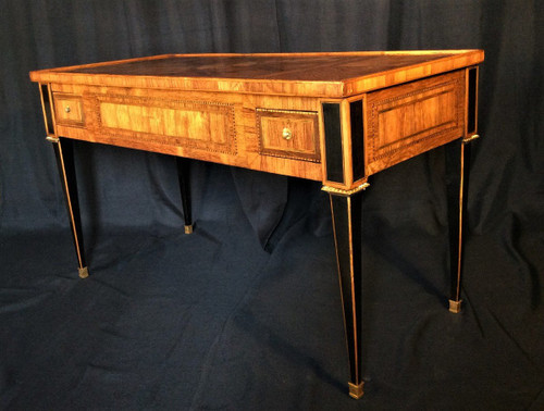 - 25\? remise -  Estampillée « B. Butte » - Table A Jeux Dite « Tric-trac » - Louis XVI