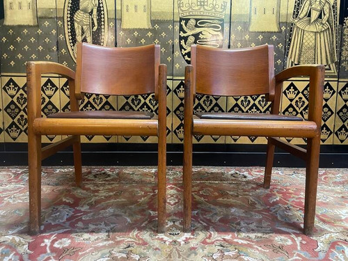 Pair of 1950s armchairs