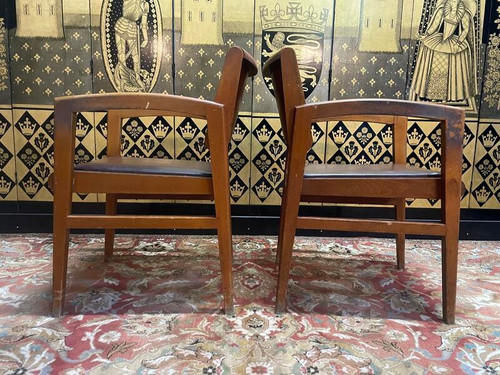 Pair of 1950s armchairs