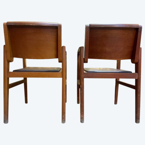 Pair of 1950s armchairs
