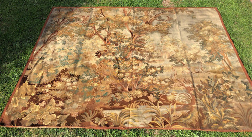 Rabatt 25% bis zum 30.11 - Aubusson Wandteppich Panel Aus Wolle Und Seide - Frankreich - 19.