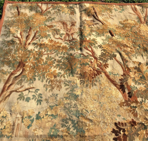 Rabatt 25% bis zum 30.11 - Aubusson Wandteppich Panel Aus Wolle Und Seide - Frankreich - 19.
