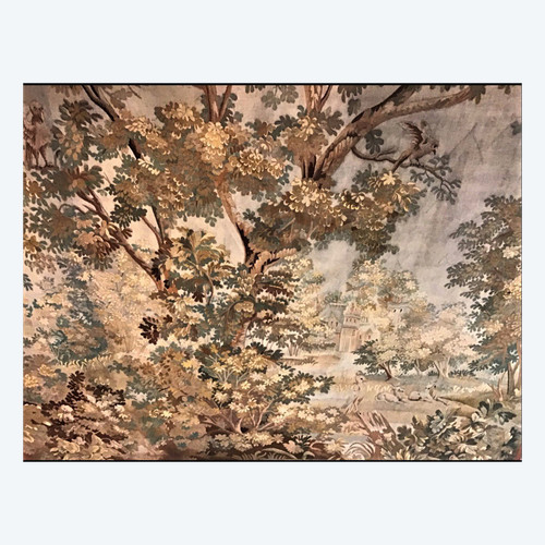 Rabatt 25% bis zum 30.11 - Aubusson Wandteppich Panel Aus Wolle Und Seide - Frankreich - 19.