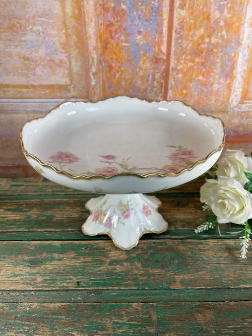 Exceptional Haviland Limoges Porcelain Service - Baltimore Rose - 61 Piece