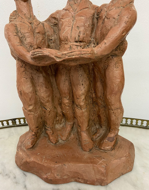 Terracotta sculpture “The choristers” 1930