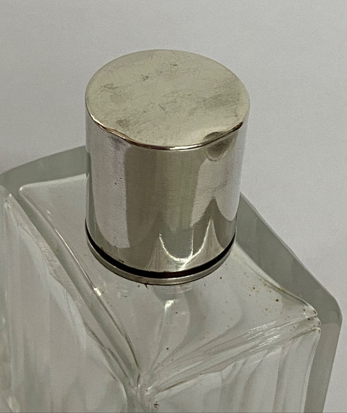 Crystal and silver toiletry set
