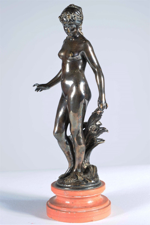 Dal 06.10 al 30.11 - Remise 25\% - Il risveglio della natura - Statuetta in bronzo argentato -