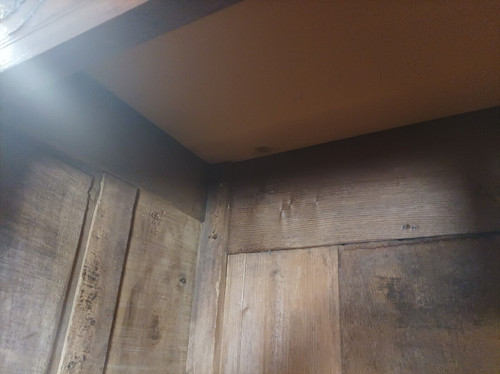 Credenza Regency a 4 ante in noce intagliato
