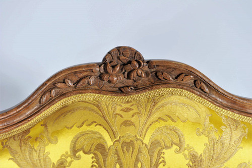 25 % DISCOUNT UNTIL 30.11 - Stamped Nogaret A Lyon - Fauteuil A Dossier Plat -XVIIIème