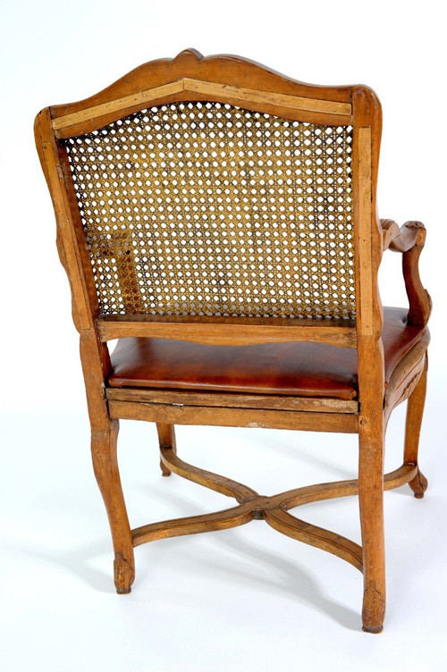 From 06.10 to 30.11 - REMISE de 25\% - Stamped H. Amand - Fauteuil A Dossier Plat - Ep Régence