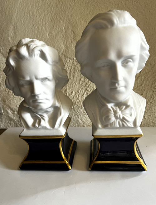 Biscuit bust of Beethoven