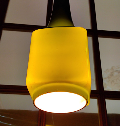 Scandinavian design glass paste chandelier suspension