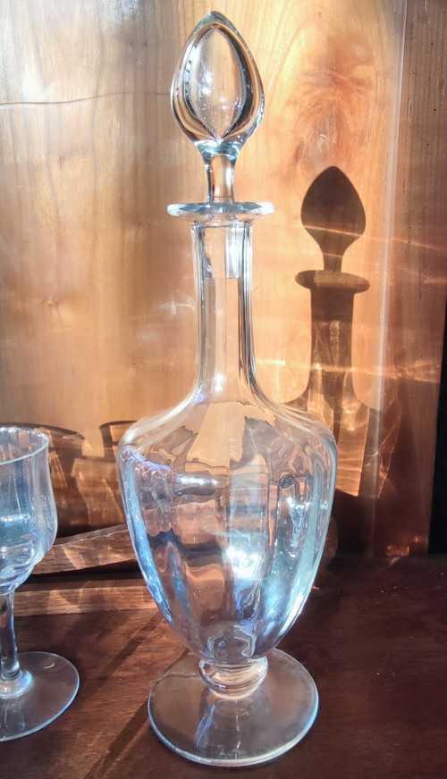 Baccarat Kristall-Eimer-Karaffe-Gläser-Set, Capri-Modell, 20-teilig 
