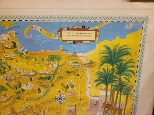 Original Air France poster Morocco