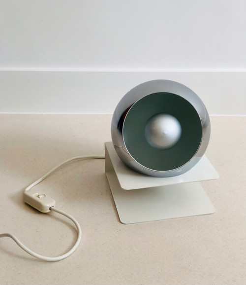 Augapfel-Tischlampe, Italien 1970er Jahre