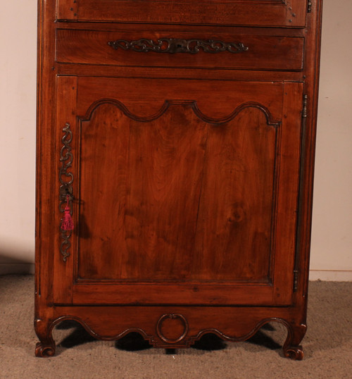 French Wardrobe In Cherry Wood - 18th Century