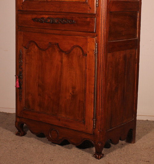 French Wardrobe In Cherry Wood - 18th Century