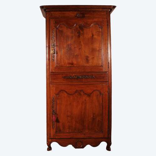 French Wardrobe In Cherry Wood - 18th Century