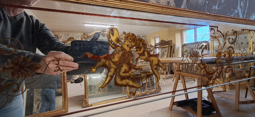 Miroir de bistrot  202 x 102