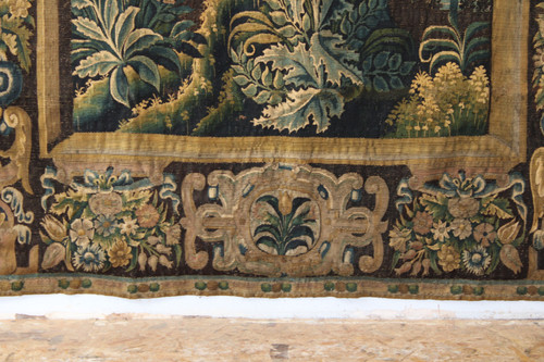 Tapisserie Verdure, ateliers de la Marche (région d’Aubusson), fin XVIIe - début XVIIIe siècle