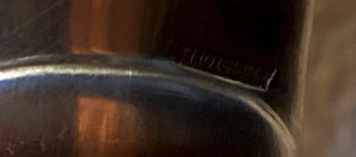 Pinza per ghiaccio Cristofle in metallo argentato 