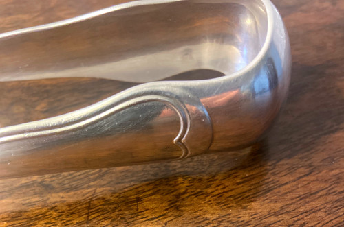 Pinza per ghiaccio Cristofle in metallo argentato 