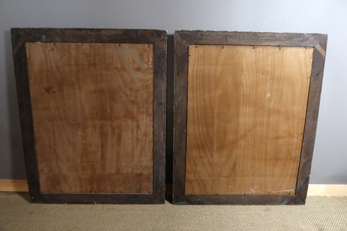 Pair of large portraits by Tony Tollet (1857-1953)