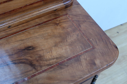 Biblioteca di proprietà di due corpi in ciliegio – Fine XVIII secolo