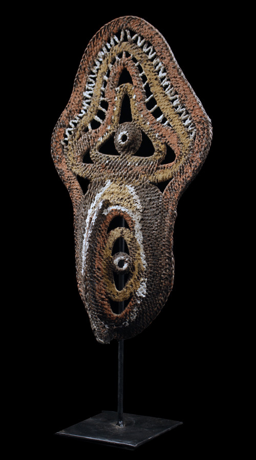 Yamswurzelmaske, Stammeskunst, Ozeanische Kunst, Korbflechterei, Papua-Neuguinea, Ozeanische Kunst
