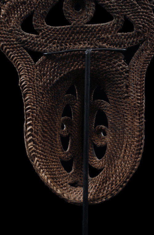 Yamswurzelmaske, Stammeskunst, Ozeanische Kunst, Korbflechterei, Papua-Neuguinea, Ozeanische Kunst