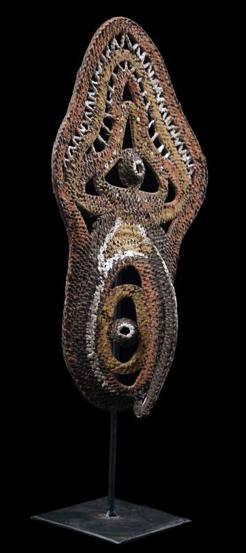 Yamswurzelmaske, Stammeskunst, Ozeanische Kunst, Korbflechterei, Papua-Neuguinea, Ozeanische Kunst
